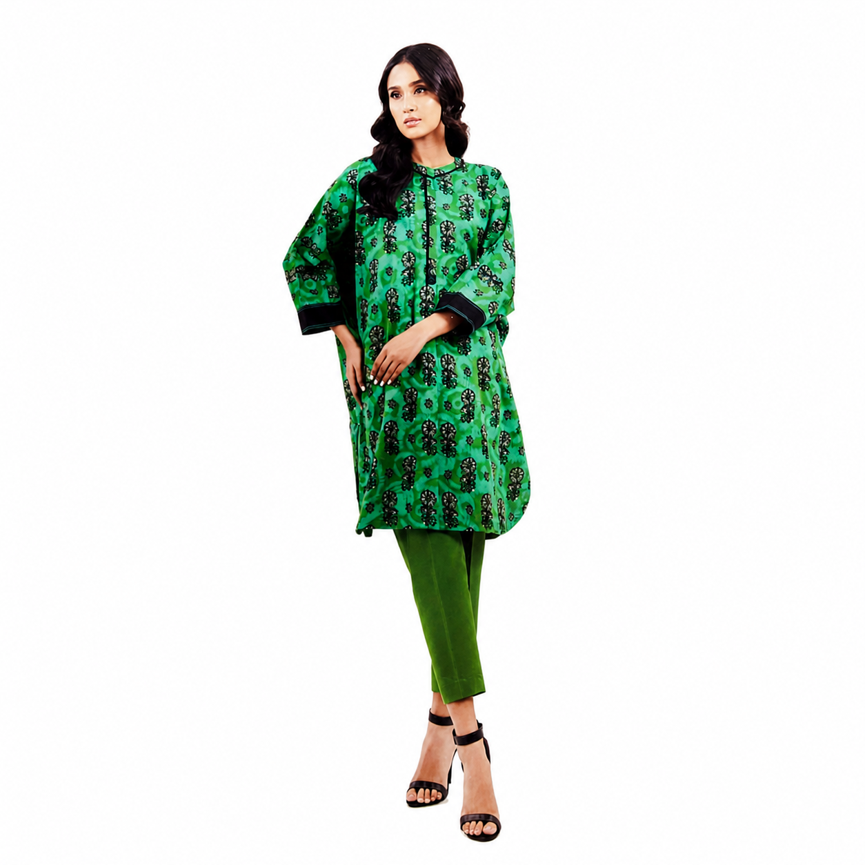 Alkaram | !-Piece Unstitched | Printed Shirt Only
